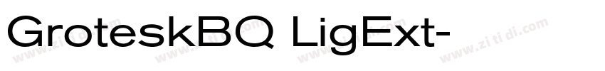 GroteskBQ LigExt字体转换
